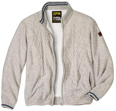 ATLAS FOR MEN - Men's Casual Fleece-Lined Jacket - 3XL