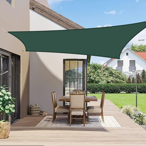 LOVE STORY Toldo Vela 2x3m Rectangular Impermeable Toldo Verde Toldo Vela de Sombra,PES Poliestere Protección UV al 95% para Actividades al Aire Libre, Jardín, Patio