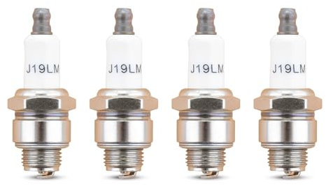 Haishine Candela di accensione RJ19LM per Champion T10 moto per 96112 796112S 796112 4 tempi, ricambio E3121-C5-0041