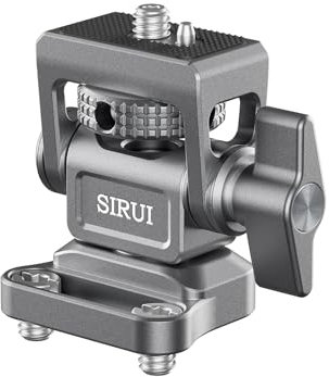 SIRUI Field Monitor Bracket with Dual 1/4 Screws Mount, Swivel 360° and Tilt 180° Adjustable Camera Monitor Holder for 5 and 7 Monitor, AM-MTS