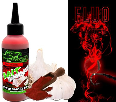 Angel-Berger Magic Baits Power Smoke Baitsmoke Bait Smoke Lockstoff Booster Liquid Boilie (Red Garlic)