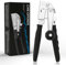 BIACAN Heavy Duty Hand Can Opener - Manual Industrial Can Opener for Big Cans - Ergonomic Design Restaurant Can Opener - Black-steel