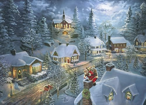 Ceaco - Thomas Kinkade - Holiday - Santa's Silent Night - 1000 Teile Puzzle