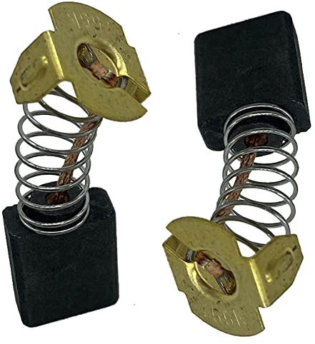 2 spazzole di carbone per motosega Dolmar 2141TLC / 2141 TLC 6,5 x 13,5 x 17 mm