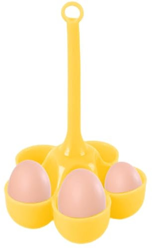 Support pour œufs durs avec poignées en silicone résistant à la chaleur – Grille de cuisson multifonction compatible avec autocuiseur, préparation rapide du petit déjeuner