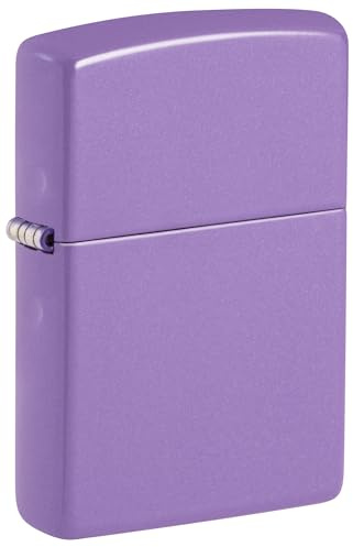 Zippo Sturmfeuerzeug - Smoky Lavender, Base Model - Nachfüllbar - Wiederverwendbar - Windfestes Design - Geschenkbox - Made in USA