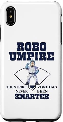 Robo Umpire Strike Zone Has Never Been Smarter Baseball Fan Case for iPhone XS Max