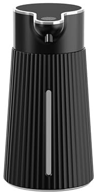 Distributeur de Savon électrique Automatique 400 ML avec capteur, Montage Mural Automatique, 2 Niveaux, Noir, USB, étanchéité IPX6