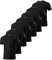 Boyzn 7er Pack Herren Kurzarm T-Shirt Schnelltrocknend UPF 50+ Sun Shirt Tops Funktionsshirt Fitness Shirt Atmungsaktiv Schnelltrocknend Sport Shirt Outdoor Laufshirt Sport Oberteil Black-7P05-3XL
