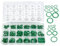 Kit 270 Piezas Anillos 脫 AC | Juntas Estanqueidad Refrigerante Goma | Recambios para Compresor Aire Acondicionado Coche, HVAC (20x10x3cm) Herramientas