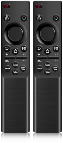 2-Pack Universal Replacement for Samsung TV Remote Control, No Setup | Compatible with Samsung Smart tvs 2016-2026 QLED, Crystal UHD, Frame LED/LCD TVs; 2-pack spare for more rooms