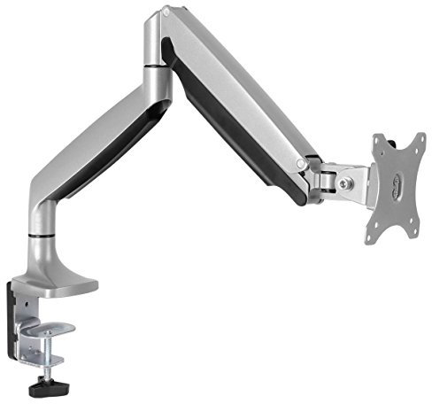 RICOO Monitorarm Monitorhalterung mit Gasdruckfeder Monitor-Arm Halterung für 13-30 Zoll Computermonitor Ständer Bildschirm-Halterung TS9711 Schreibtisch Monitor-Halter Tischhalterung VESA 75 & 100