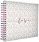 Hama Fotoalbum 28x24 cm (Spiral-Album mit 40 weißen Seiten, Fotobuch zum Selbstgestalten und Einkleben, Hochzeitsalbum für bis zu 80 Fotos im Format 10x15 cm) beige/weiß