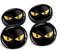 Finest Folia 4 x Nabendeckel 60mm Durchmesser Nabenkappen Felgendeckel Felgenaufkleber Gel Emblem Doming für Auto Felgen Kfz Tuning Zubehör Radnabenkappen DM006 (Nr. 12 Eyes, Nabendeckel Set)