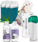 6x Wachs-Patronen Aloe Vera Kosmetex, Erhitzer, 1x Pre Reiniger Mr. Wax 1x After Wax Öl 100x Vliesstreifen