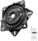 Drehlager, Metall Möbel Drehteller, 360° Grad Swivel Drehteller, Drehbeschlag Drehteller Kugelgelagert, Möbel Drehbeschlag, Drehteller Drehplatte, Für Hocker, Tische, Bücherregale (Schwarz)