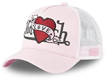 Von Dutch Kappe für Damen und Herren, Trucker-Kappe, verstellbar, Rosa, One size