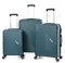 Lot de 3 Valises Extensibles rigides + 30% de Volume - Lys Paris (Vert)