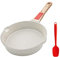 Bobikuke Poêle à Frire Antiadhésive 20 cm, D'aluminium poêle de chef saine en pierre avec Poignée détachable, Résistant au four et au lave vaisselle, Tous Types de Cuisinières