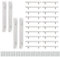 Bwintech 24 Pcs 200MM (128MM Hole Center) Satin Nickel Cabinet Pull Handles Kitchen T Bar Handles, Stainless Steel, Ideal for Cabinet, Drawer, Cupboard