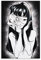 BISUE Junji Ito Gothic Horror Tomie Klassisches Anime-Poster, dekoratives Gemälde, Leinwand, Wandkunst, Wohnzimmer, Poster, Schlafzimmer, Gemälde, 30 x 45 cm