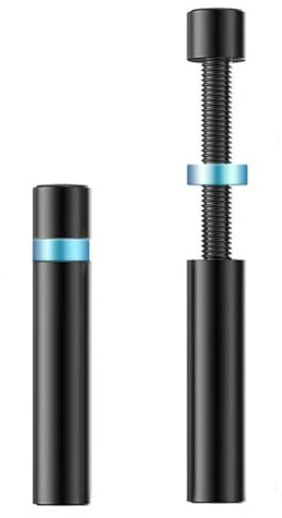 Uyubao Grafikkarten Halterung, GPU Halterung, Grafikkarten Halter, Grafikkartenhalterung Aus Aluminium, Blaue Schraubenmutter, L(74mm-120mm)