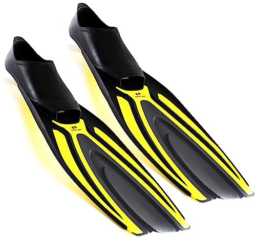 Salvas Schwimmflossen Thesis Schnorchel Taucher Lang Flosse Erwachsene 36-47 gelb 36/37