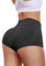Vertvie Sporthose Damen Kurz Scrunch Sport Shorts Hotpants Hoch Taille Gym Shorts Push Up Kurze Leggings Sexy Yoga Shorts Fitness Workout Radlerhose Sport(Schwarz,L)