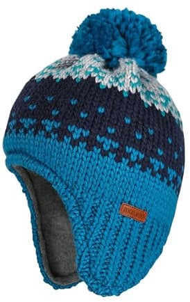 maximo Mini-Inkamütze, Pompon, Farbwechseljacquard, Futter Made in Germany