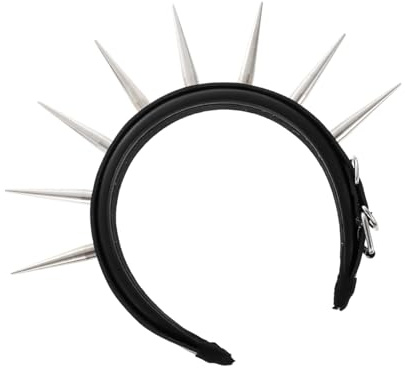 Haarband Metall Nieten Stirnband Accessoire für Halloween Feier
