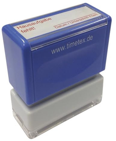 TimeTEX Siebdruck-Stempel Perpetuum Hausaufgabe