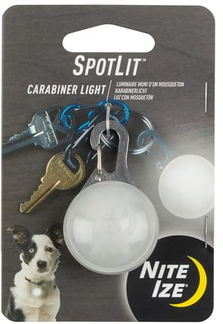 SpotLit LED Carabiner Light – White