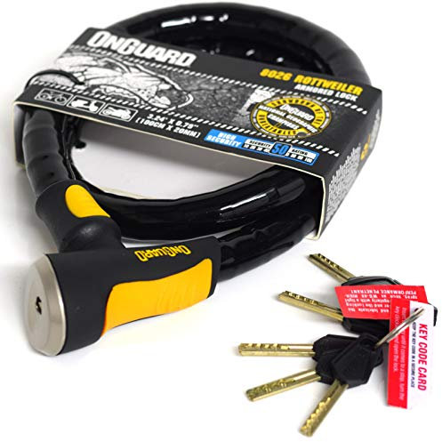 OnGuard Rottweiler 8026 Armored Bike Cable Lock
