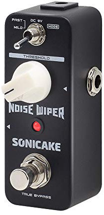 SONICAKE Noise Wiper Guitar Effects Pedal True Bypass Noise Gate