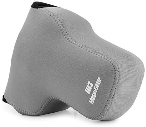 MegaGear MG1918 Ultra Light Neoprene Camera Case compatible with Fujifilm X-T4 (XF16-80mm) - Gray
