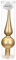 Inge-glas Christbaumspitzen 26cm | Weihnachtsbaumspitzen matt glänzend Baumspitze Spitze Christbaumschmuck (Brokatgold Gold matt)