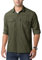 MAGCOMSEN Fishing Shirts for Men Long Sleeve Summer Casual Tops Quick Dry Breathable Shirts for Hiking Camping Clothes Mens Sun Protection Tactical T-Shirts Army Green