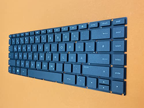 T-ProTek DEUTSCHE-Tastatur Keyboard kompatibel für HP Pavilion 14-bf032ng