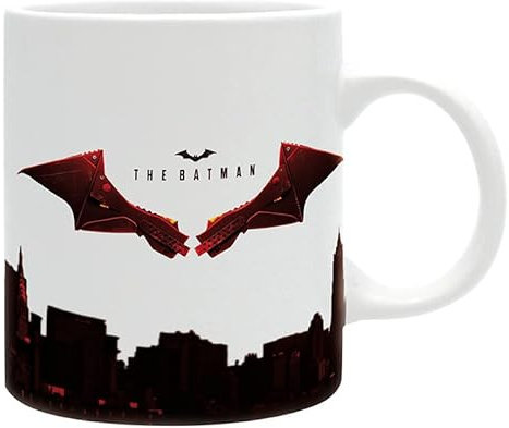 ABYstyle - DC COMICS Taza The Batman blanco mate