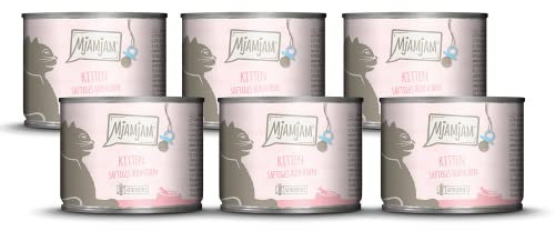 MjAMjAM - Kitten saftiges Hühnchen mit Lachsöl 12 x 200 g
