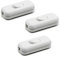 HALOTEC | Pack 3 Interruptor de paso unipolar para lámpara de sobremesa |Blanco| 2A 250V | Fabricado en Italia | Fácil Instalación|Basculante encendido y apagado