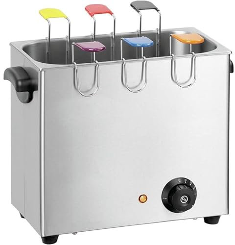Stalwart DA-Egg Commercial Egg Boiler Stainless Steel 6 Holders