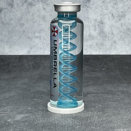 Elace Phiole Virus 01 T Virus Resident Evil Cosplay – Verwendung Fan Art Cosplay – Ideal Sammlung – Maße 85 mm x 25 mm – Virus (Typ B)