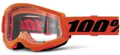 100% STRATA 2 Goggles - Sports Goggles for Motocross & Mountain Biking - Eyewear for Bike Riders - Motocross Goggles for Men