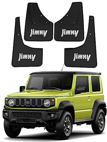 WEMAK 4 Pezzi Auto Parafanghi Paraspruzzi per Suzuki Jimny 2019-2023 Impermeabile Protezione Accessories