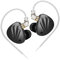 EZ EAR KZ Krila HiFi 1DD+1BA - Auriculares intraurales, estéreo de alta fidelidad, auriculares con cable IEM, graves de 2 pines, 3,5 mm, auriculares deportivos para música y audiófilo (sin micrófono)