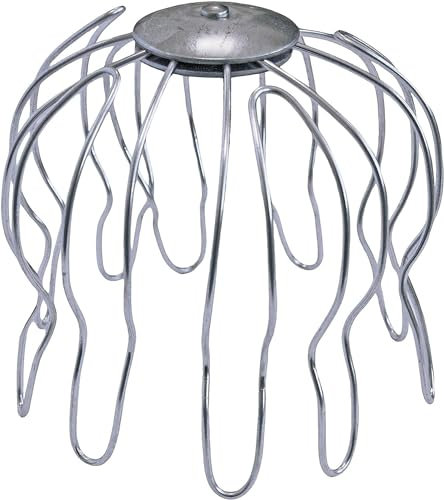 Zink Regenrohre - Laubfangsieb verzinkt DN80 - Laubfänger zum freihalten des Fallrohrs