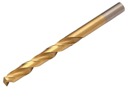 Draper HSS Titanium Nitride Coated Drill Bit, 10.0mm x 133mm - 08880 - for Steel, Non-Ferrous Metals, Wood and Hard Plastic