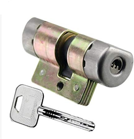 CCBFLA Einsteckschloss, Einsteckschlösser, Türschlosskern Vintage-Eingang Außentürschloss Zylinder Zuggriff Schlosskörper Universal-Zylinderschloss (Farbe: 90 (45 45))