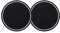 Auto Tasse Untersetzer 2Pcs Auto Untersetzer Für Lexus F LFA ISF GSF RCF F Sport Ct Gs Nx Wasser Tasse Slots Nicht-Slip Matte wasserdichte Wasser Tasse Matte Auto Untersetzer